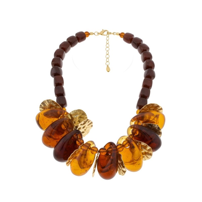 Collier Julia marron