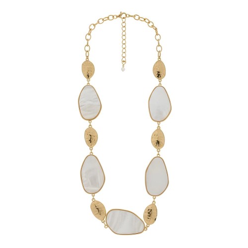 Sautoir Jasmine Blanc