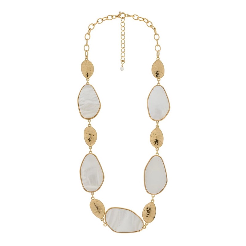 Sautoir Jasmine Blanc
