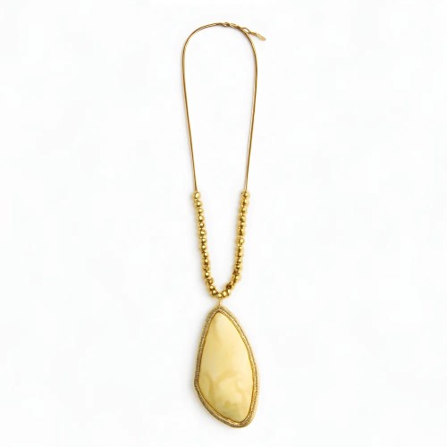 Collier Sissi beige