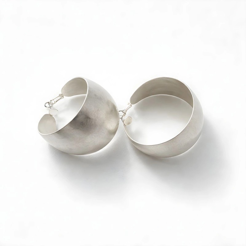 Boucles Laura argent