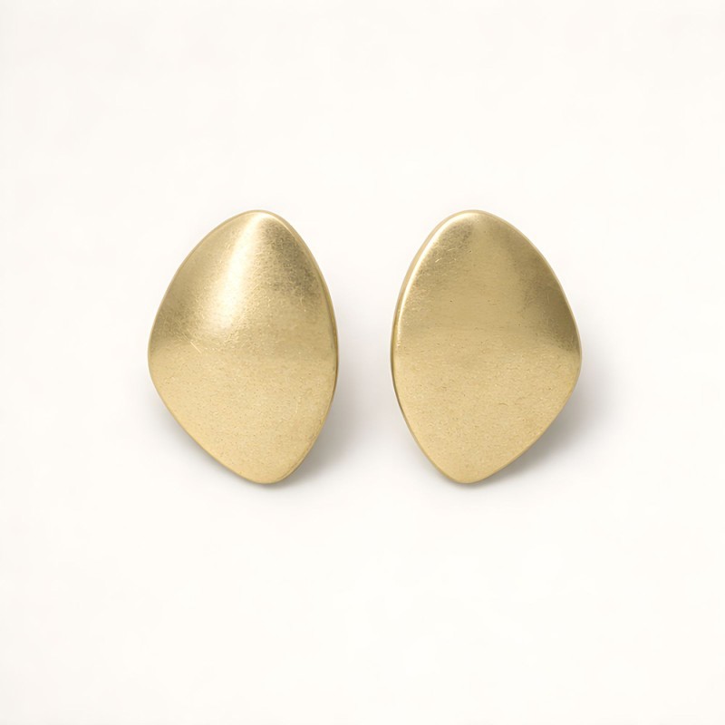 Boucles galettes doré