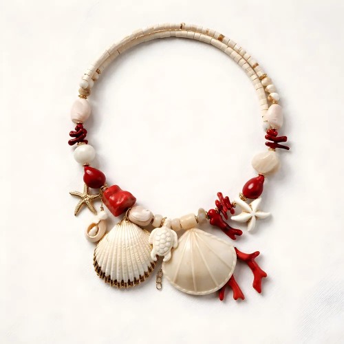 Collier Anastasia rouge