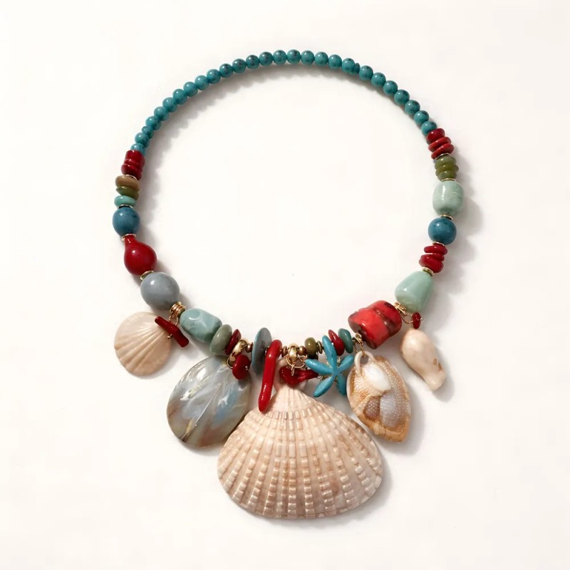 Collier Anastasia bleu