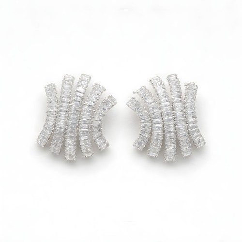 Boucles Irina argent