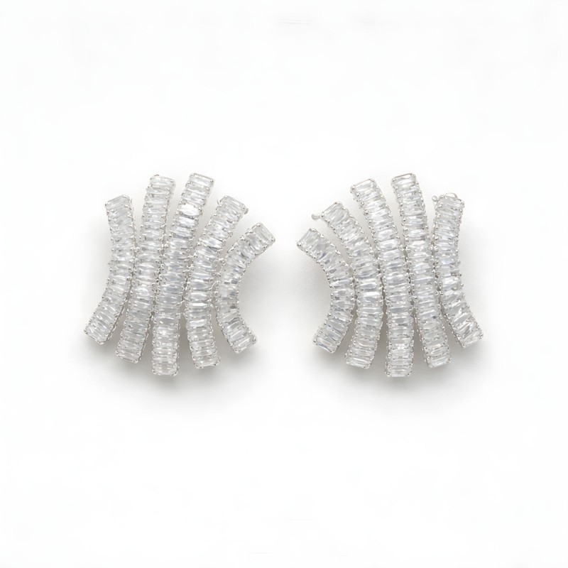 Boucles Irina argent