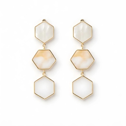 Boucles Maria crème